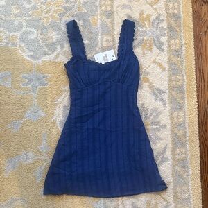 Princess Polly Navy Mini Dress